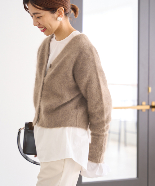 IENA（イエナ）の「fluffyファーカーディガン（カーディガン/ボレロ