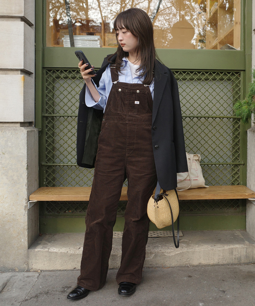 LEE /リー SLOBE別注 コーデュロイオーバーオール（サロペット