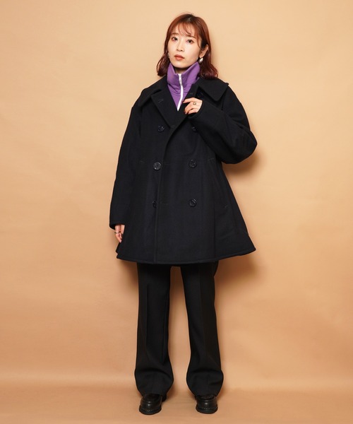 THE SHINZONE（ザ シンゾーン）の「FLARE PEA COAT（ピーコート）」 - WEAR