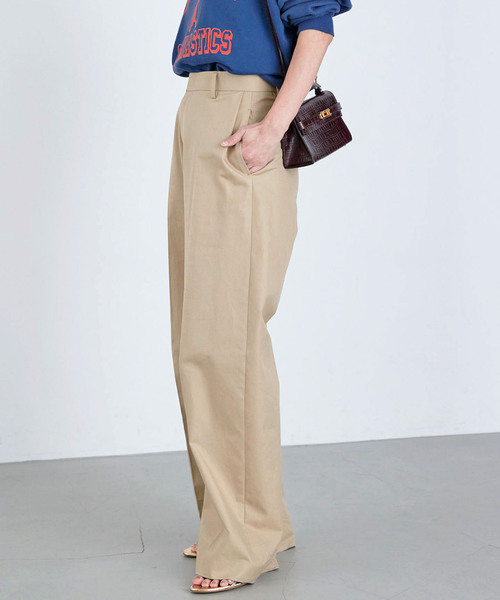 Deuxieme Classe（ドゥーズィエムクラス）の「*TUCK CHINO ワイド