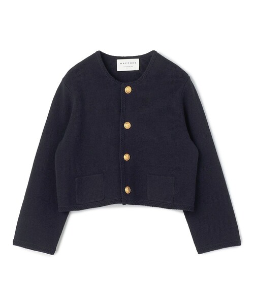 セール】ハーフミラノリブ クロップドカーディガン（カーディガン