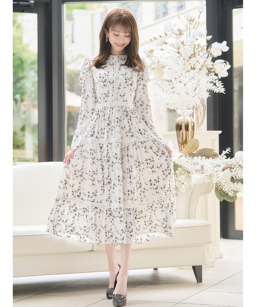 Alice＋Olivia アリスオリビア 花柄ワンピース レースワンピース