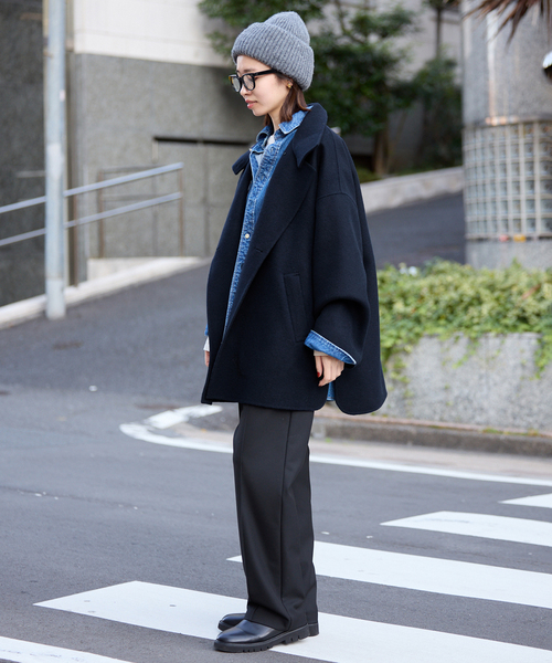 SLOBE IENA（スローブイエナ）の「ダブルフェイススタンドコート