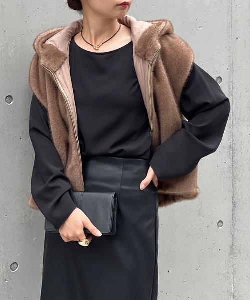 セール】ラウンドブラウスTee（シャツ/ブラウス）｜GALLARDAGALANTE