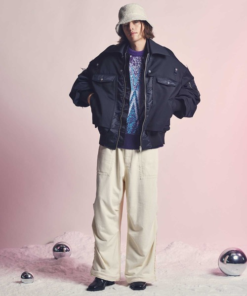 MAISON SPECIAL（メゾンスペシャル）の「《UNISEX》Airy Mohair Argyle