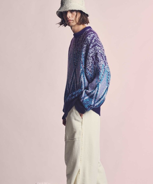 MAISON SPECIAL（メゾンスペシャル）の「《UNISEX》Airy Mohair Argyle