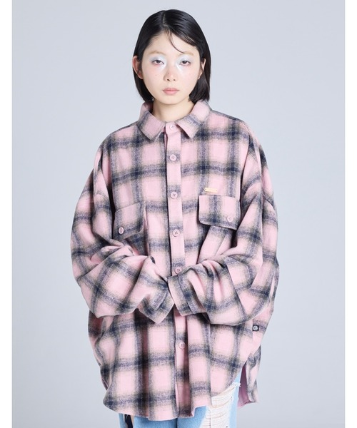 セール】【8】【it】【Little Sunny Bite】check jacket（シャツ