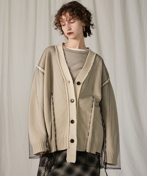 PRANK PROJECT（プランクプロジェクト）の「チュールレイヤードニット