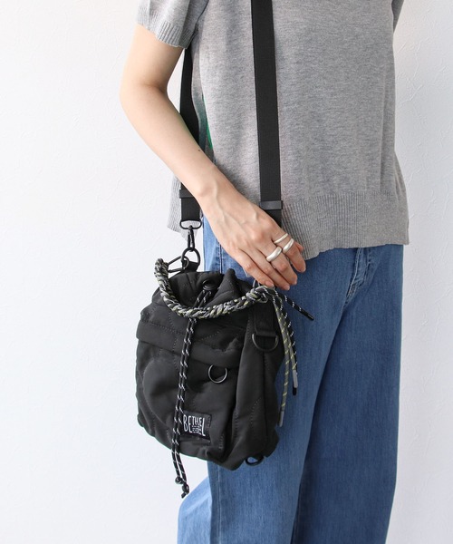 Cepica（セピカ）の「【BETHEL / ベーセル】ナイロンキルト3Way巾着