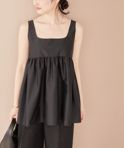 plage（プラージュ）の「Silk Mix Taffeta N/S ブラウス（シャツ