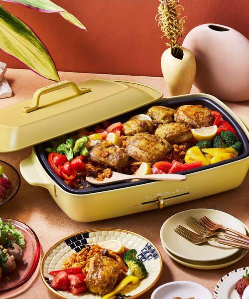 ◇BRUNO (ブルーノ) ホットプレート グランデサイズ サフランイエロー