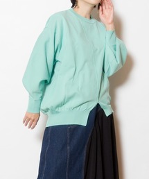 ボリュームスリーブニットプルオーバー」に該当するレディースの