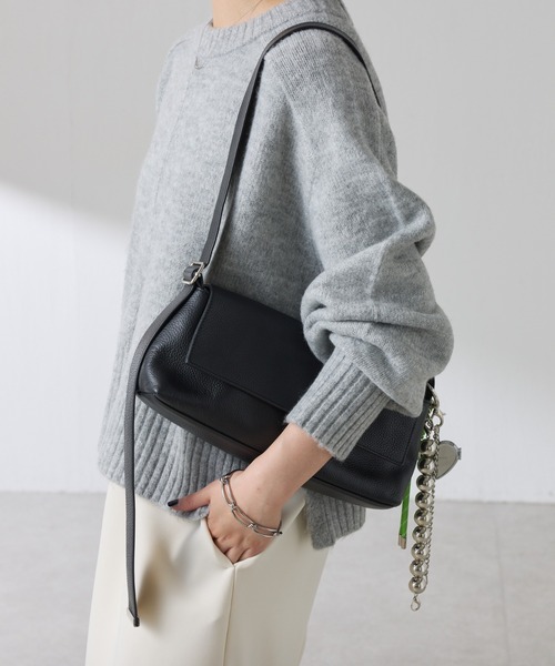 シュリンクリンショルダーバッグ/牛革/軽量/WEB限定カラー展開/新色