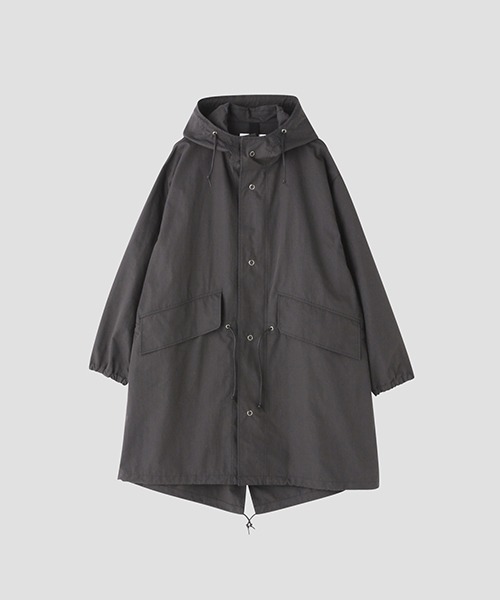 MHL.（エムエイチエル）の「WASHED COTTON NYLON（ステンカラーコート