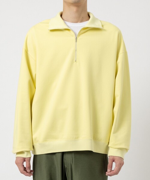 KANEMASA PHIL.】36G Super Fine Gauge Half Zip Pullover（スウェット