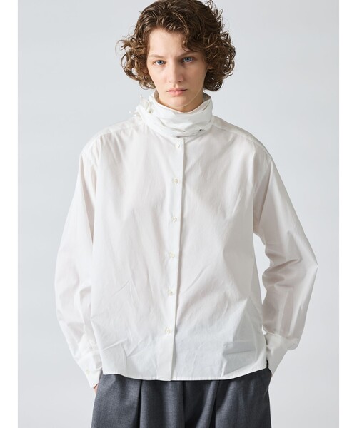 mizuiroind（ミズイロインド）の「mizuiro ind ロールタイシャツ