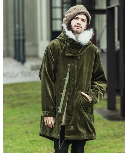 glamb（グラム）の「Corduroy mods coat / コーデュロイモッズコート