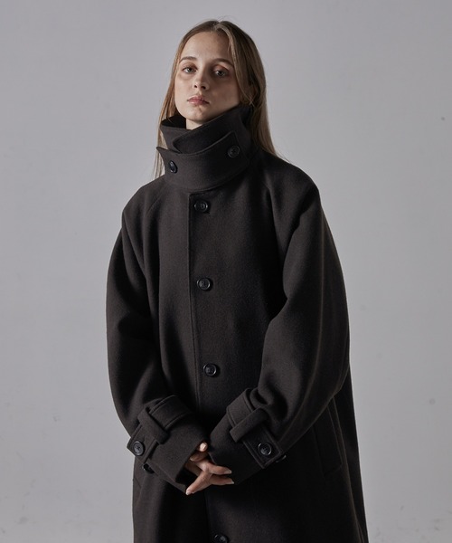 CLEL（クレイル）の「【CLEL】Tech Melton Loose Soutien Collar Coat