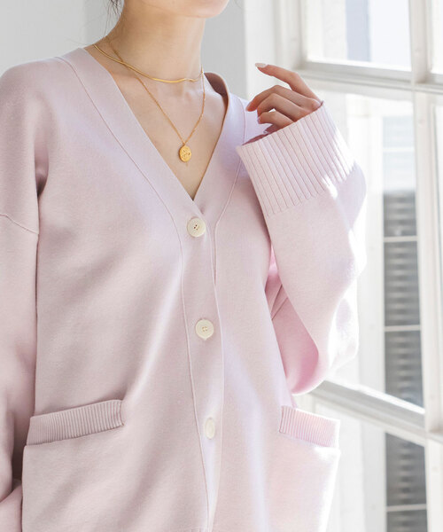 Noble（ノーブル）の「《追加》W編みオーバーカーデ（カーディガン