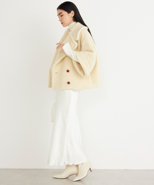 Whim Gazette（ウィムガゼット）の「ウールボアショートコート