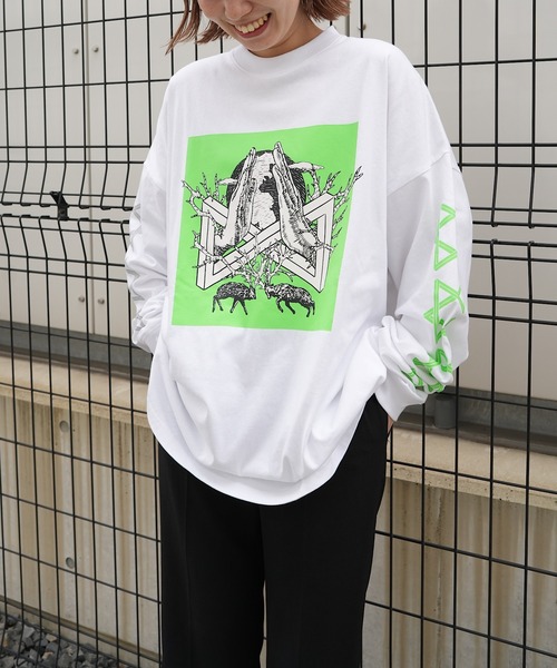 ENDRECHERI.（エンドリケリー）の「LONG SLEEVE T △（Tシャツ