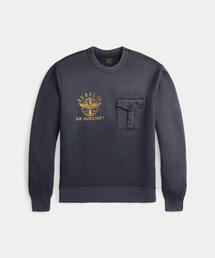 RRL（ダブル アール エル）の「リブド グラッフィク クルーネック