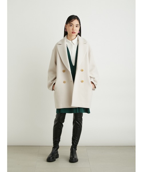 LILY BROWN（リリーブラウン）の「WOOLOOPコート（その他アウター