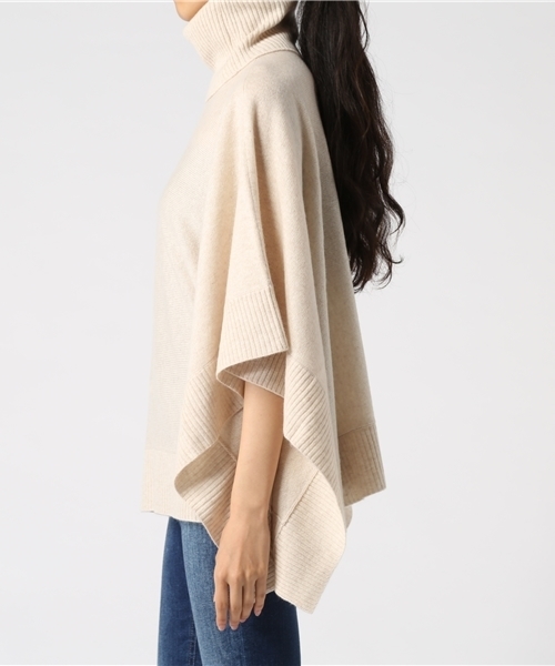 ラルフローレン：希少【カシミヤ混ニット／本革ベルクロ付き】スタンド