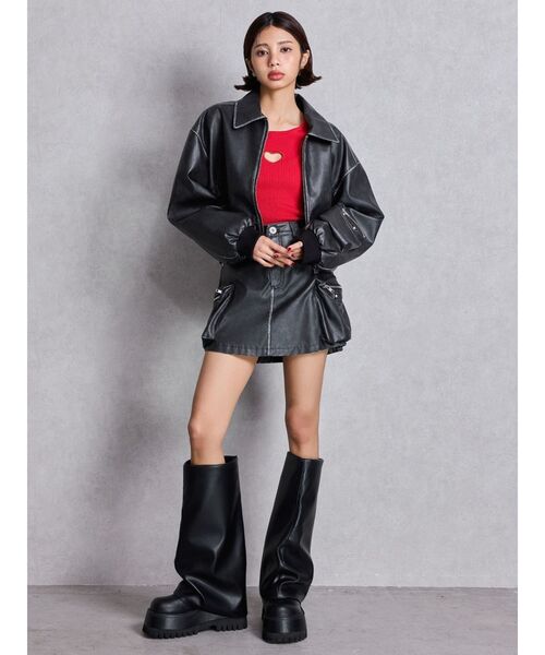 GYDA（ジェイダ）の「GDカバールーズシルエットブーツ（ブーツ）」 - WEAR