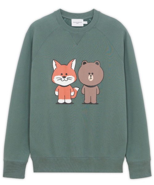 Maison Kitsune（メゾンキツネ）の「LINE x KITSUNE BIG PRINT