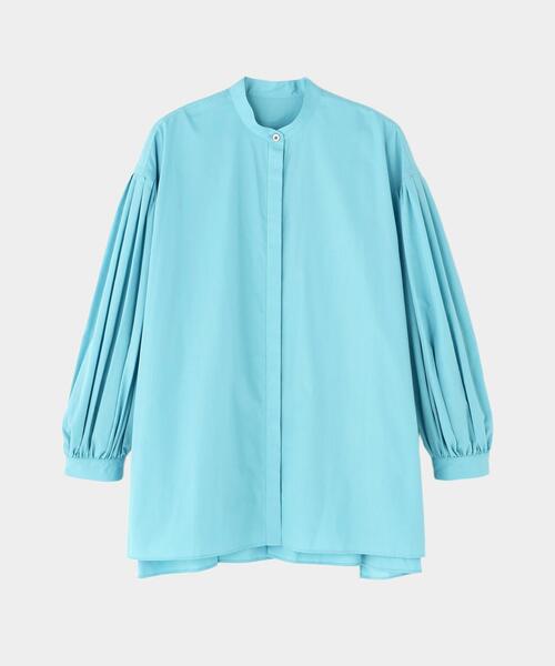 タイプライターギャザーブラウス（シャツ/ブラウス）｜LE PHIL