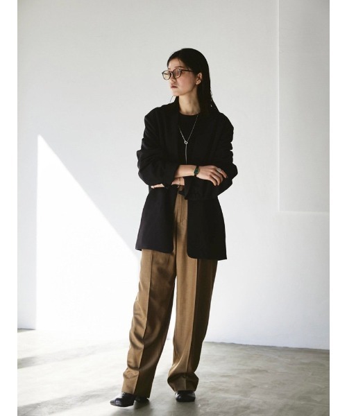 TODAYFUL（トゥデイフル）の「Collerless Twill Jacket（ノーカラー