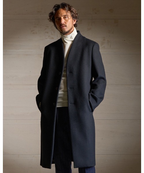 wjk（ダヴルジェイケイ）の「solid coat（ノーカラーコート）」 - WEAR
