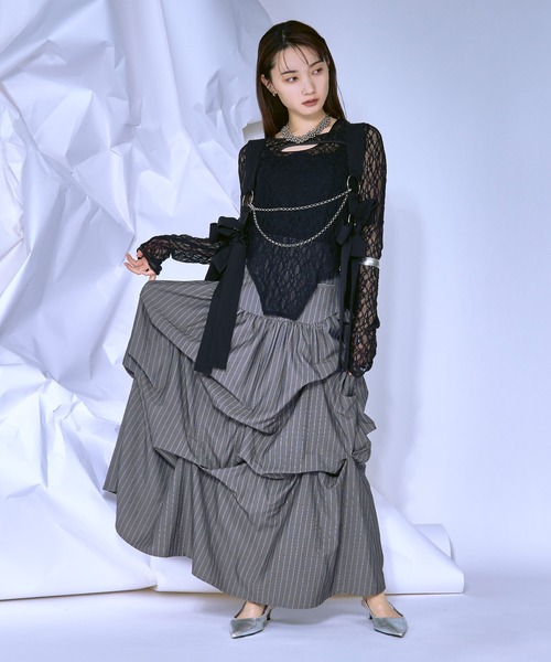 Ezick（エジック）の「Ribbon noir 2way プリーツメロウハーネス