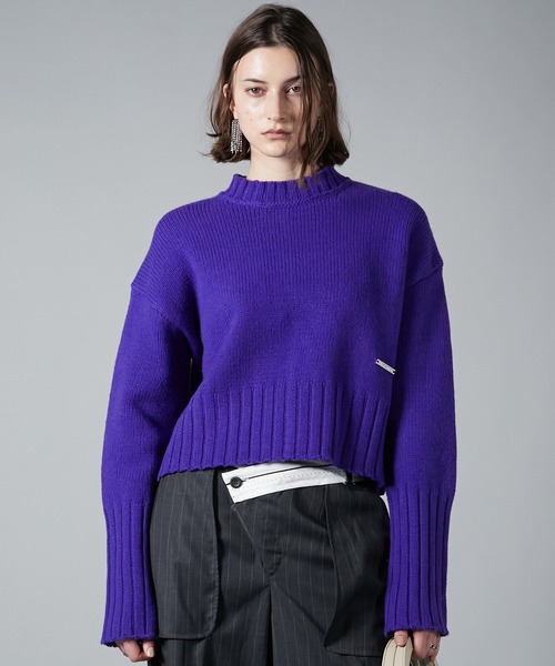 メリノウールショートニット/Merino Wool Short Knit（ニット/セーター