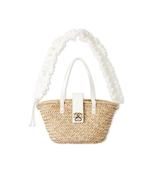 SNIDEL（スナイデル）の「コットンショルダーブレードトートバッグ