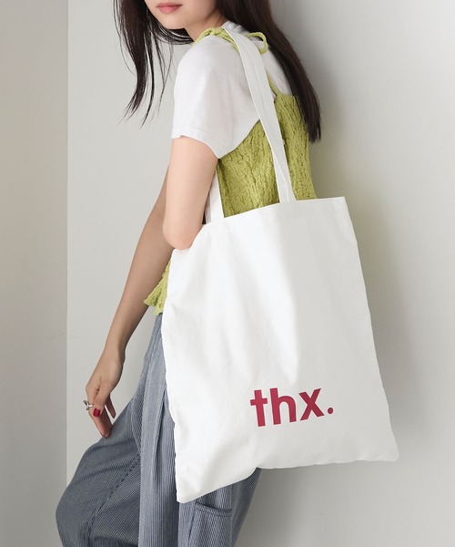 forksy.】カラーアソート ロゴトートバッグ forksy.│MONO-MART