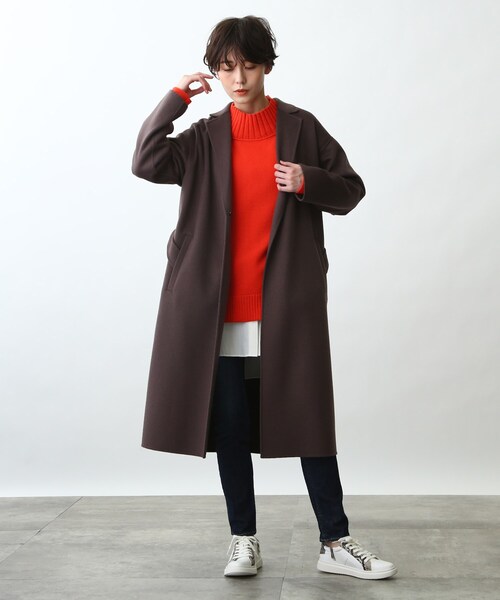 INDIVI（インディヴィ）の「◇ハミルトンウール リバーテーラーコート