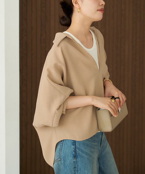 セール】《追加》GEORGETTE SKIPPER ブラウス（シャツ/ブラウス