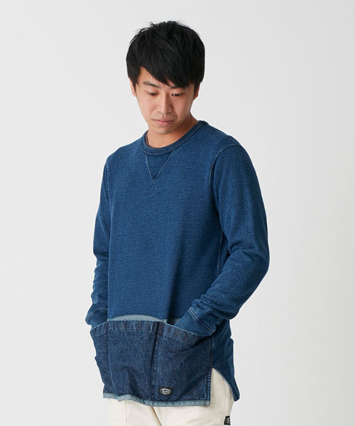 Snow Peak（スノーピーク）の「キャンピングインディゴスウェット