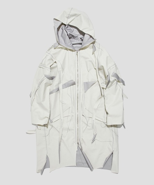 sulvam / サルバム】CUTTING HOODED COAT / カッティングフーデッド