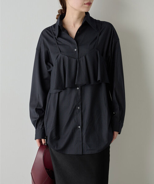 9/20(金)より新色ライトグレー追加／レイヤードシャツ（シャツ