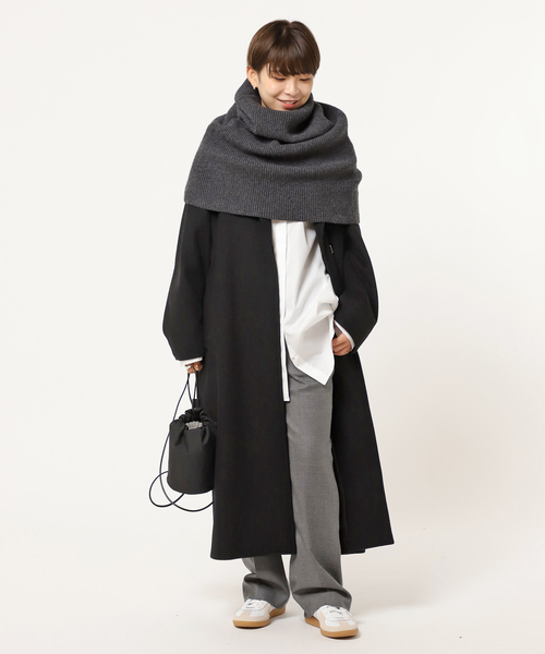 AP STUDIO（エーピーストゥディオ）の「リブニットケープ（マフラー