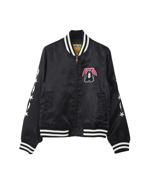 ヒステリックグラマー レーヨンスカジャン Fフリー ヒスガールの刺繍