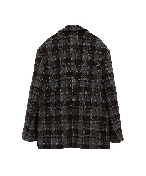 CLANE（クラネ）の「OVER SHOULDER PEAKED LAPEL COAT（テーラード