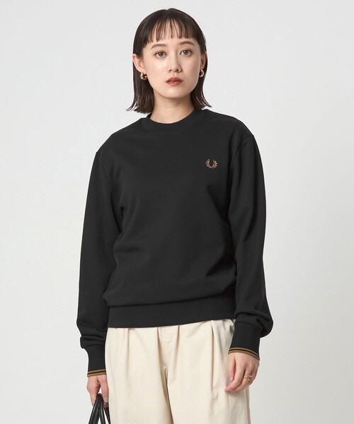 FRED PERRY＞クルーネック スウェット プルオーバー（スウェット