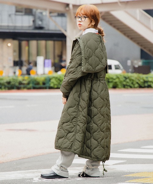 BEAMS BOY（ビームスボーイ）の「ナイロン キルティング フード コート