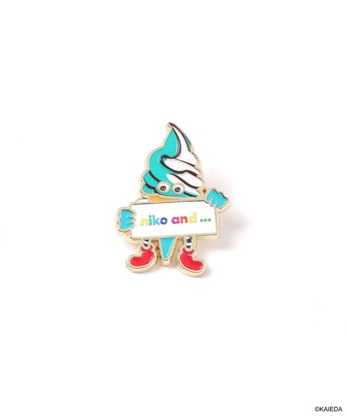 FLAVORS】コラボ ピンバッジ（その他小物）｜niko and（ニコアンド