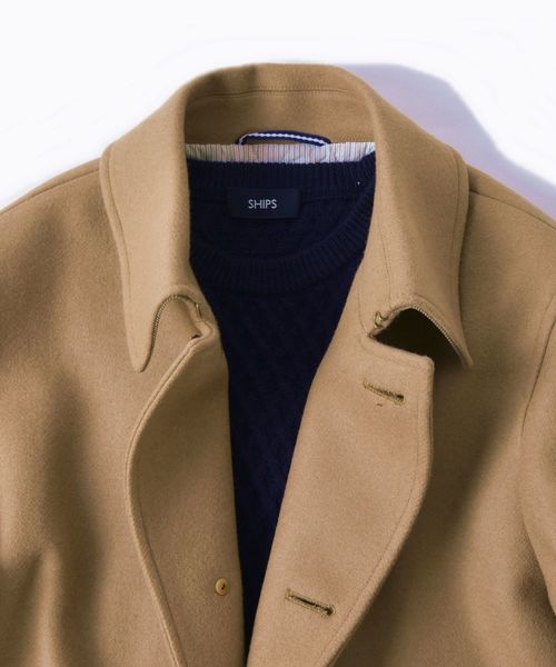 SHIPS（シップス）の「SC: HAMILTON LAMBSWOOL メルトン シングル P