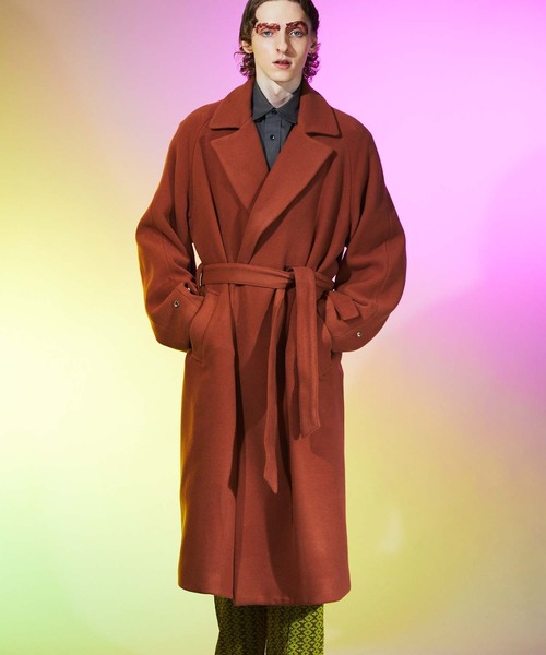 ユニセックスアイテム》SUPER160Sピュアウールダブルクロスメルトン